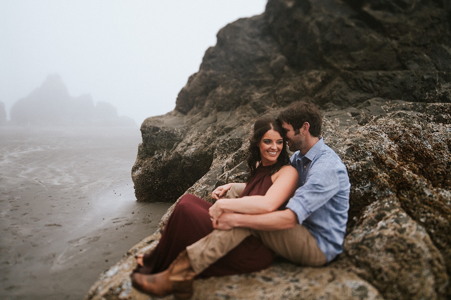 Ruby Beach Engagement Session with Tacoma Wedding Photographer, Meg Newton Photography