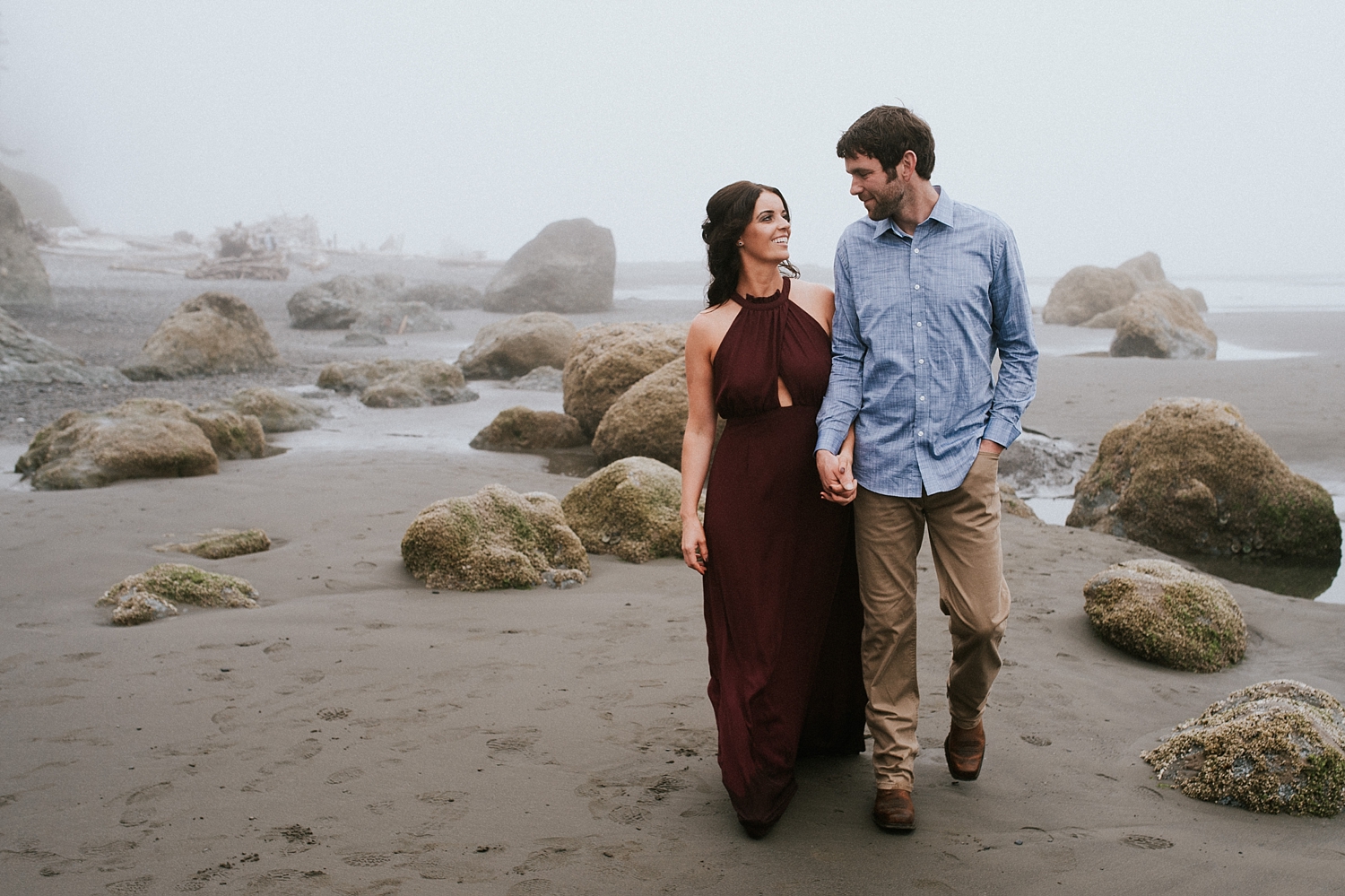 Couples session at Ruby Beach | Meg Newton Photography