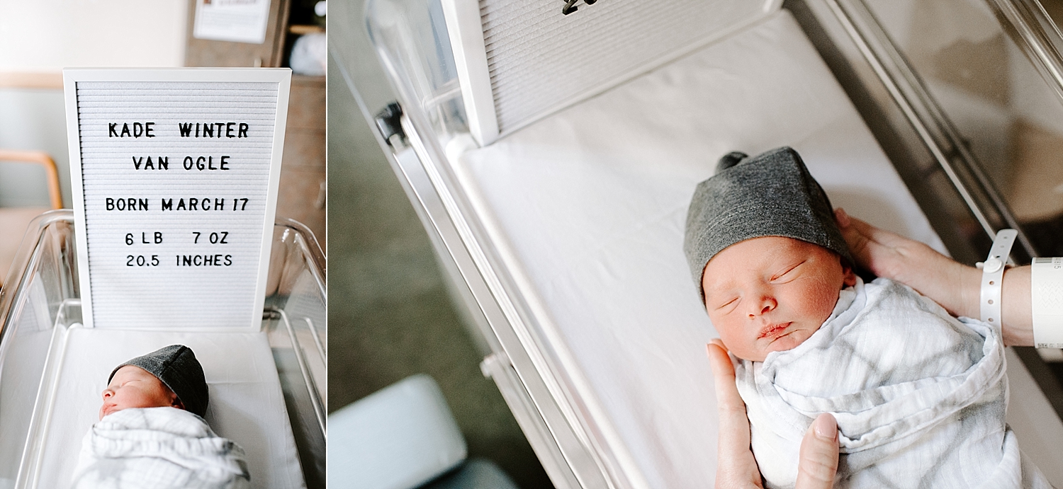 Introducing baby Kade during his Olympia Fresh48 Session | Meg Newton Photography