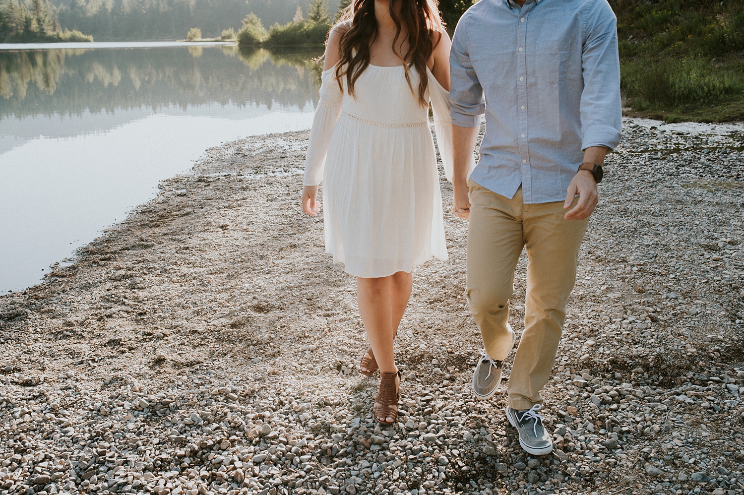 Posing variations for engagement session with Seattle Wedding Photographer, Meg Newton Photography 