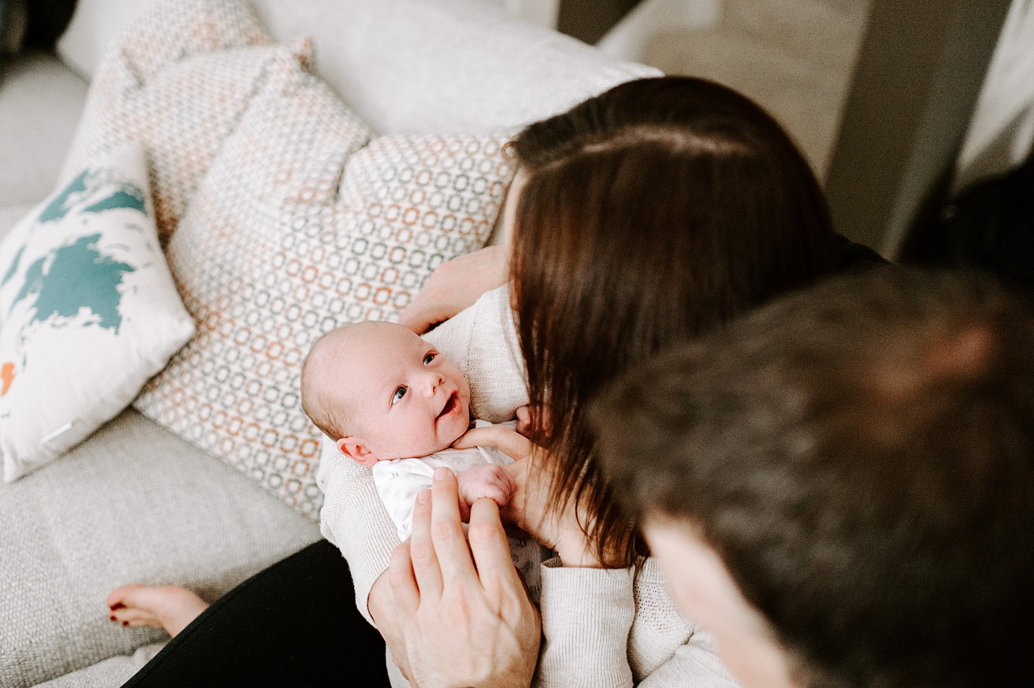 In-home Lifestyle Newborn Session with Seattle Newborn Photographer, Meg Newton Photography