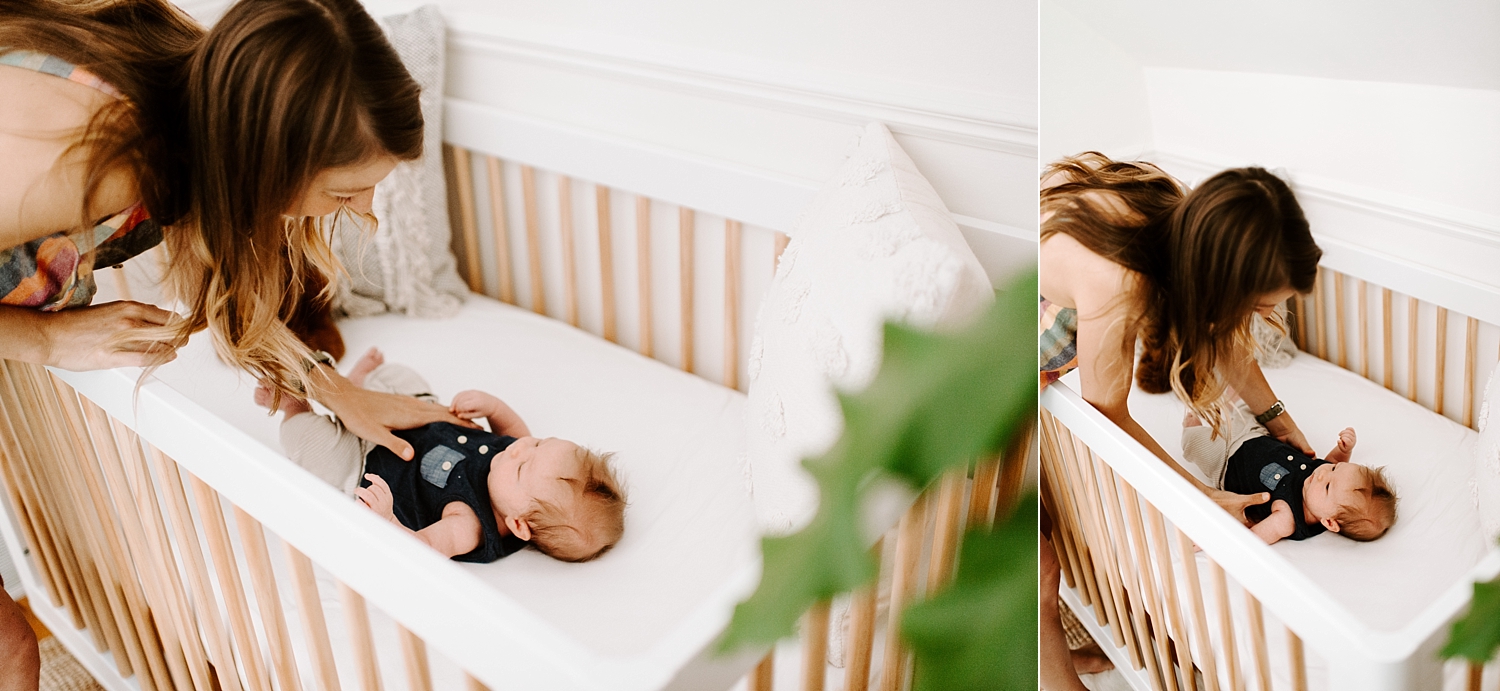 Seattle lifestyle newborn session with Seattle Newborn Photographer, Meg Newton Photography