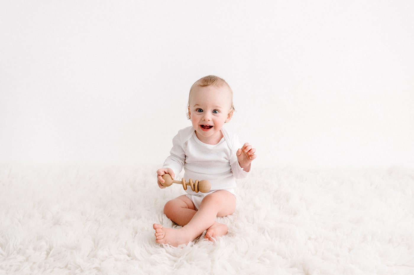 Milestone session for one year old. Photo by Meg Newton Photography.